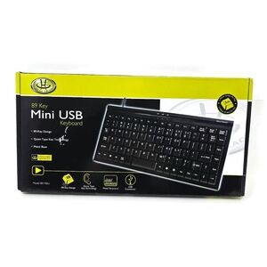Gear Head NEW Mini USB Keyboard 89 Keys Compact Size